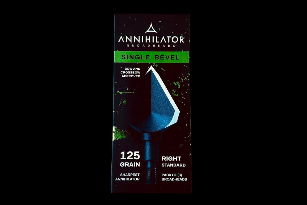 Annihilator Single Bevel 125 Gr. Broadheads