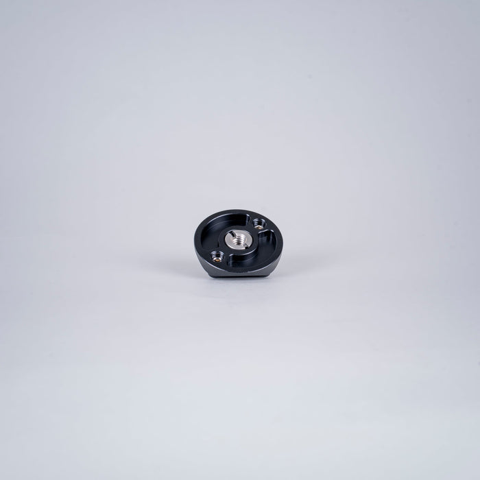 Tricer-AA arca adapter installed on a pan head