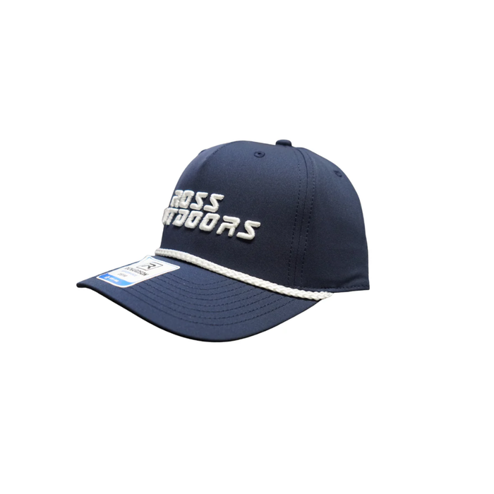 Ross Outdoors Performance Navy Roper Hat