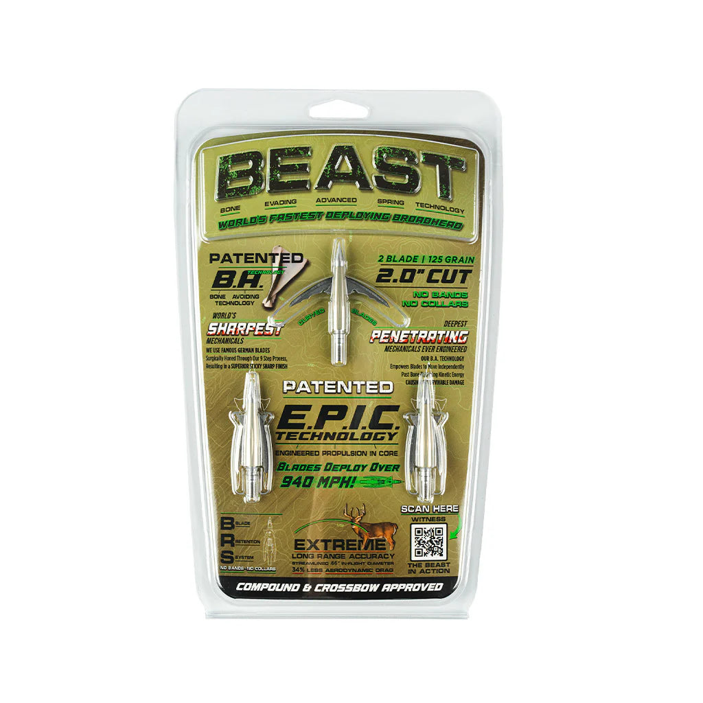 Tête De Flèche Mécanique Bowmar Beast Titanium 2.0 – 125 Grains