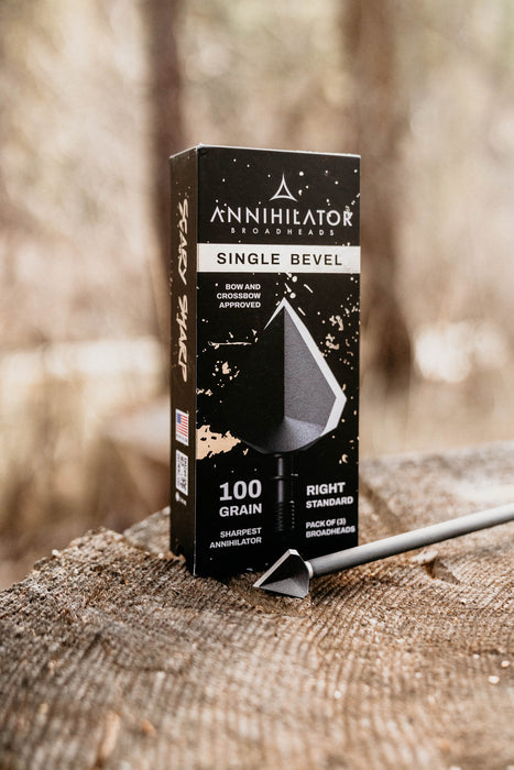 Annihilator Single Bevel 100 Gr. Broadheads