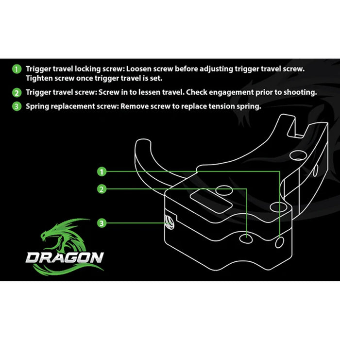 Evolution Outdoors Dragon index release instruction diagram