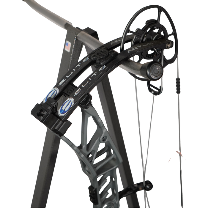 Elite Artus Bow - Right Handed - 70# - Gray Riser/ Black Limbs