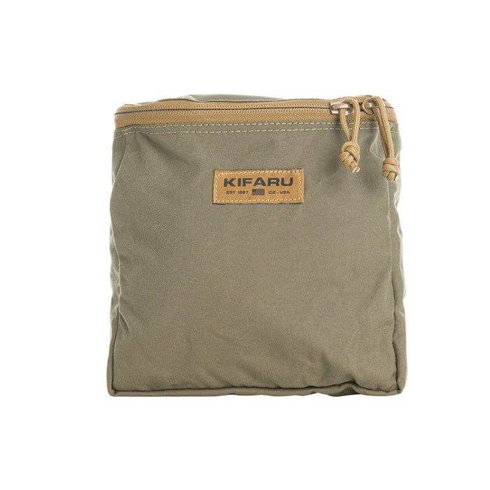 Kifaru Belt Pouch large in Ranger Green front view