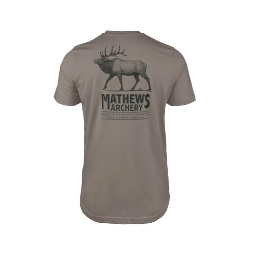 Mathews Elk Tee back graphic
