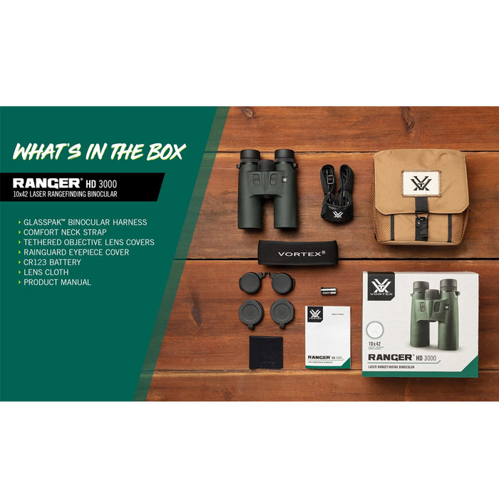 Vortex Ranger HD 3000 10x42 Rangefinding Binocular