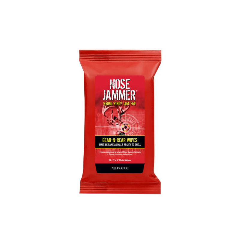 gear wipes Nose Jammer Gear-N-Rear Wipes