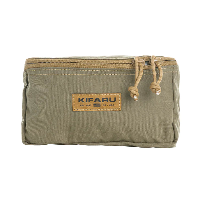 Kifaru Belt Pouch small in Ranger Green front view