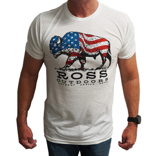 Ross Outdoors USA Buffalo Tee Shirt