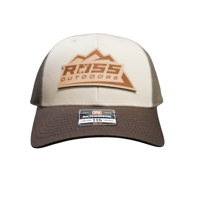 Ross Outdoors Richardson 115 Tri Tan/Loden/Brown Logo Hat