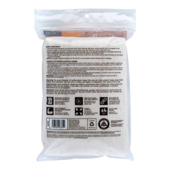 Allen Company Colorado Deluxe Elk Quarter Game Bags