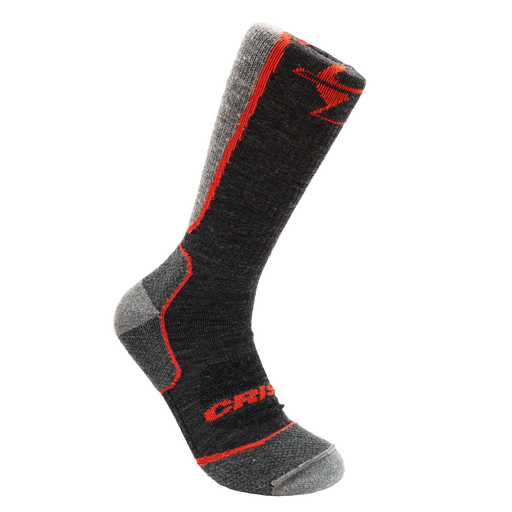 Crispi Manti Mid-Calf Hunting Sock in charcoal