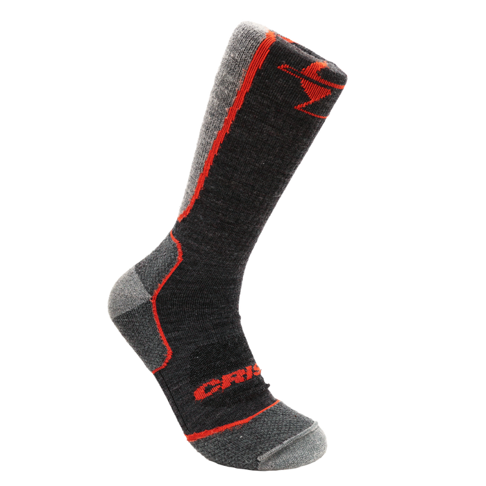 Crispi Manti Mid-Calf Hunting Sock in charcoal