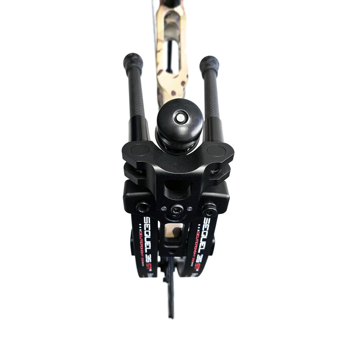 Darton foldable bow stand alternate view
