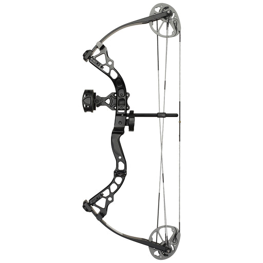 Diamond Atomic youth compound bow package in black, left profile
