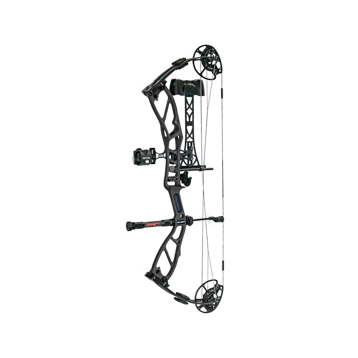 Elite Basin RTS bow package in Ninja Black main product shot