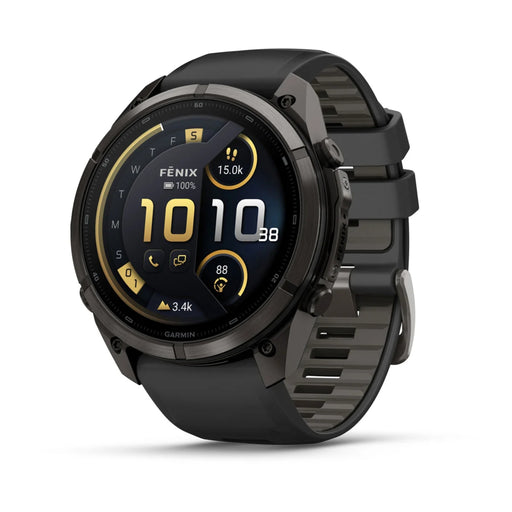 Garmin Fenix 9 Pro inReach 51mm Carbon Gray DLC Titanium front