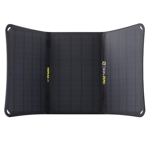 Goal Zero Nomad 20 solar panel port detail
