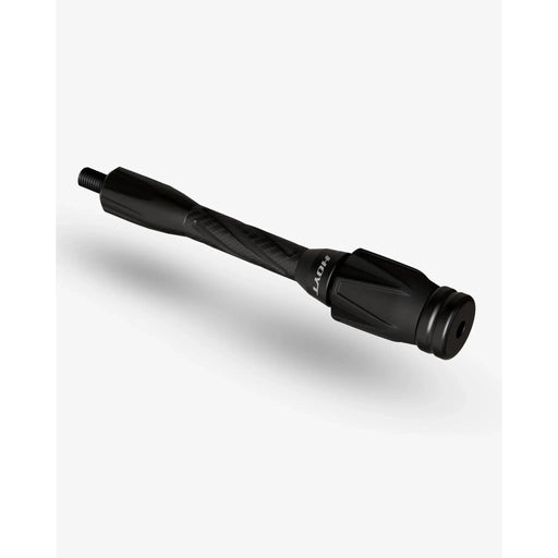 Hoyt Stealth Pro Series 6 inch stabilizer in Black, main product shot