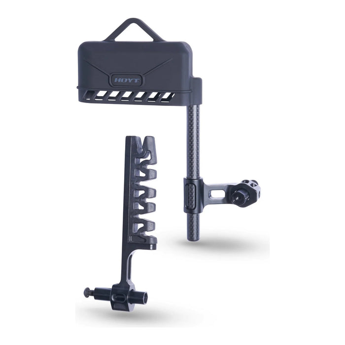 Hoyt Superlite 2-Piece 6 Arrow Quiver in Black