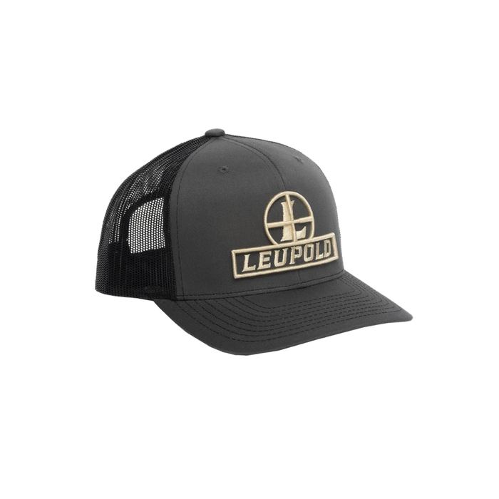 Leupold Reticle trucker hat in gray