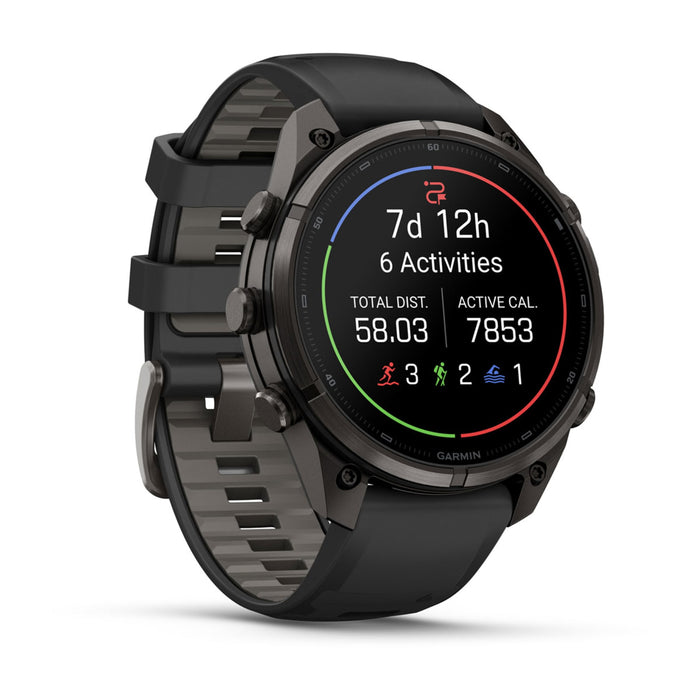 Garmin Fenix 9 Pro 47mm AMOLED - left side