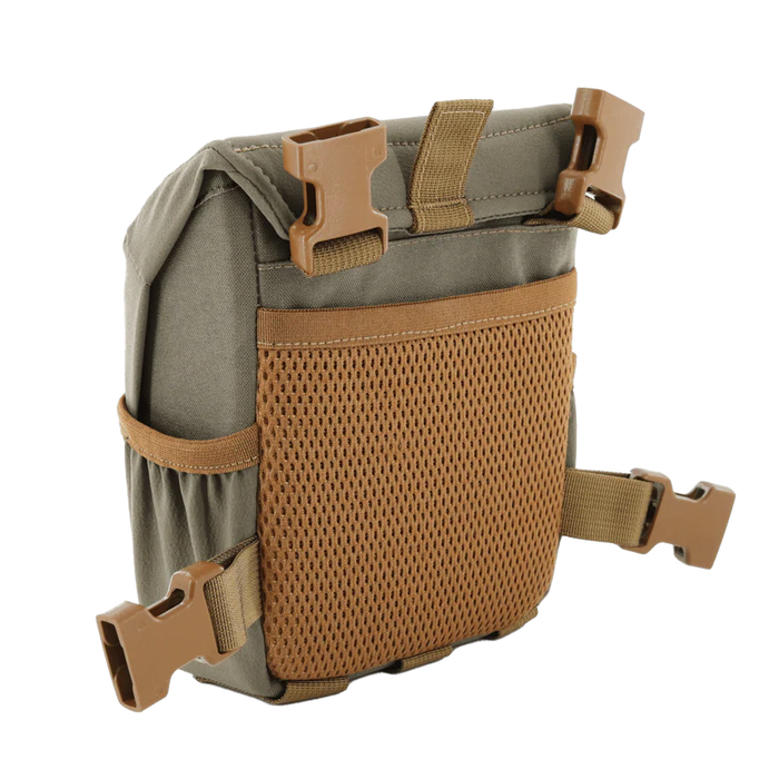 Marsupial Gear Enclosed Binocular Chest Pack back view