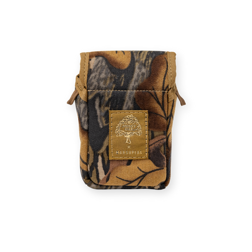 Marsupial Gear Rangefinder Pouch in Mossy Oak Fall Foliage main product shot
