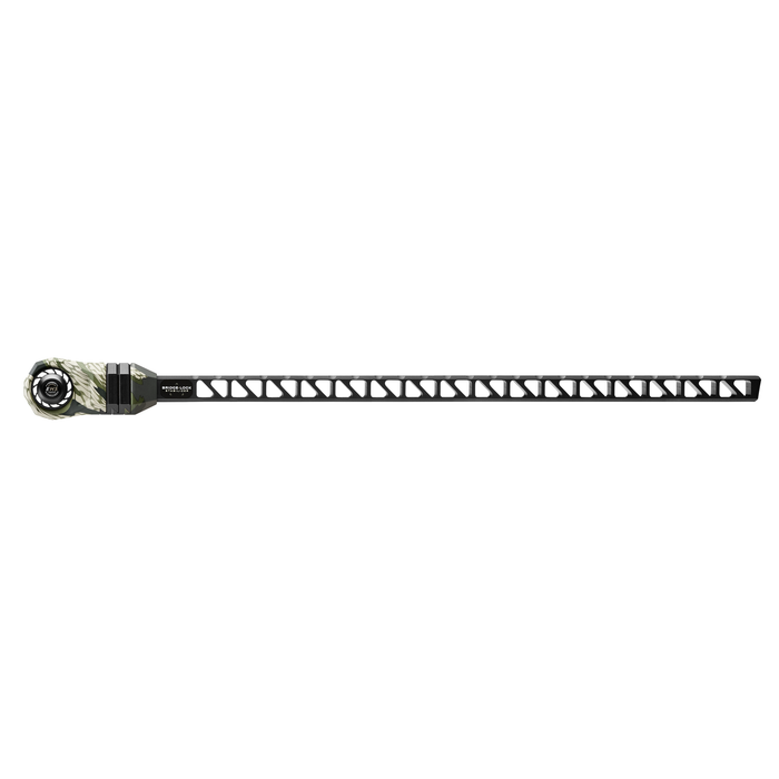 Mathews Bridge-Lock 15 inch stabilizer in Kuiu camo, side view