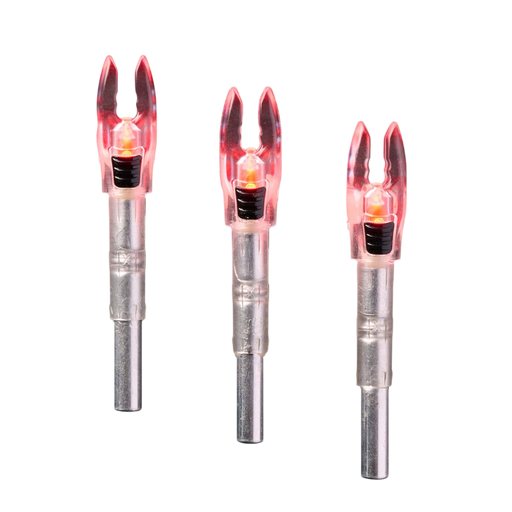 Nockturnal Shift Universal lighted nocks glowing red
