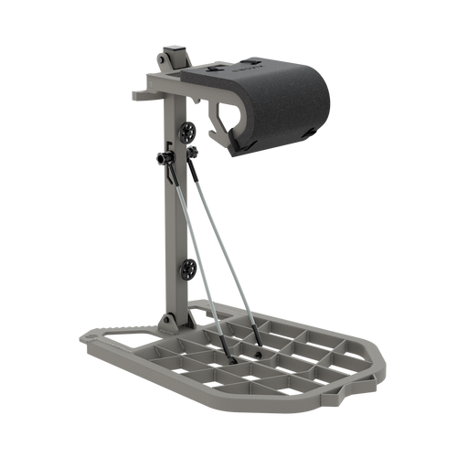 Novix Raider Hybrid hang on treestand quarter view