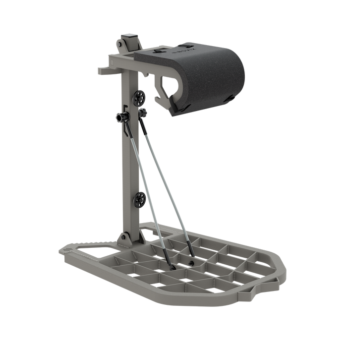 Novix Raider Hybrid hang on treestand quarter view