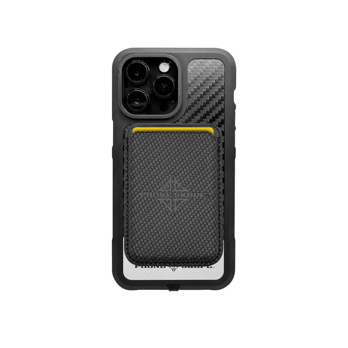 Phone Skope MagSafe wallet on a Carbon Pro case
