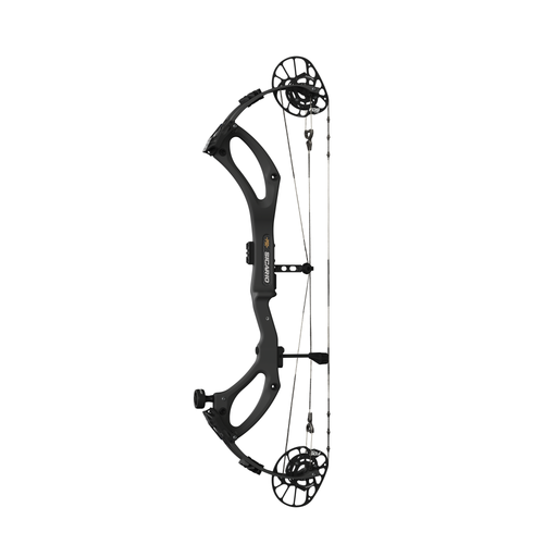 PSE Sicario FDS compound bow in Black, profile view