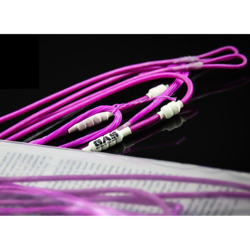 GAS Bowstrings High Octane custom bowstring set in purple