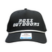 Ross Outdoors Performance Black Roper Hat front