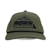 Ross Outdoors Olive Ranger 5-Panel Hat front
