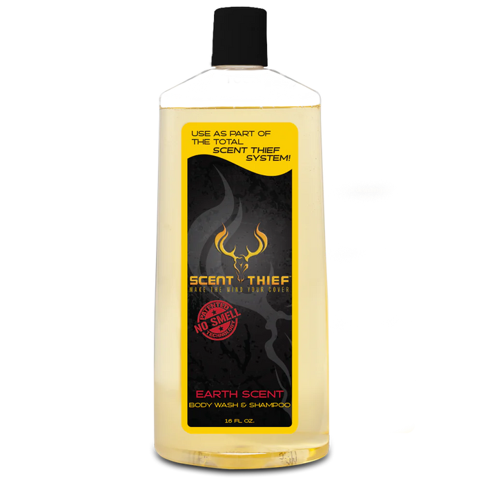 Scent Thief Body Wash and Shampoo bottle