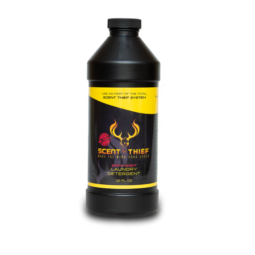 Scent Thief 32 oz laundry detergent bottle main product shot