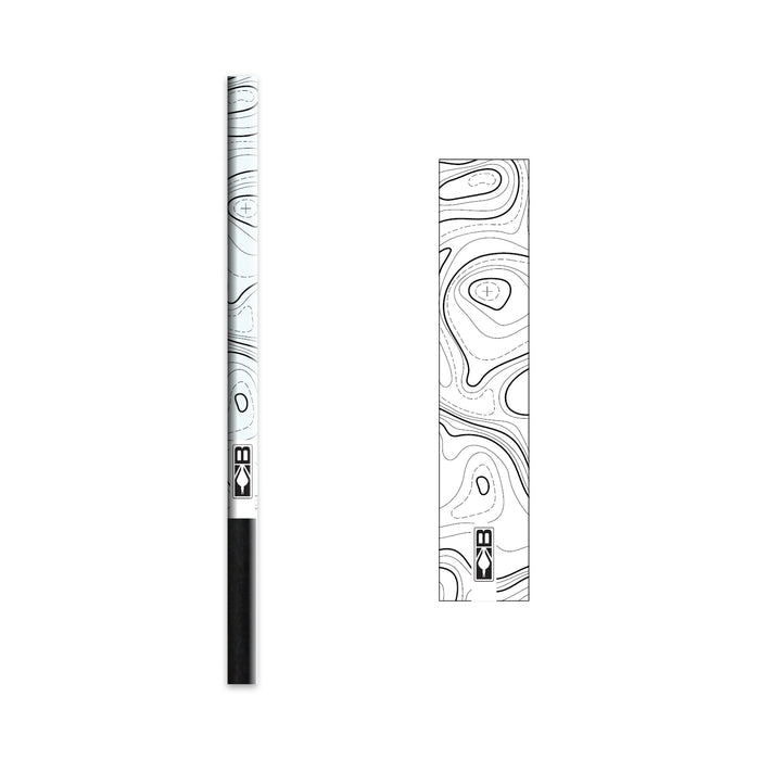 Bohning 5.5" Standard Topo Arrow Wraps, White