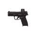 Vortex Defender-CCW enclosed solar micro red dot, mounted
